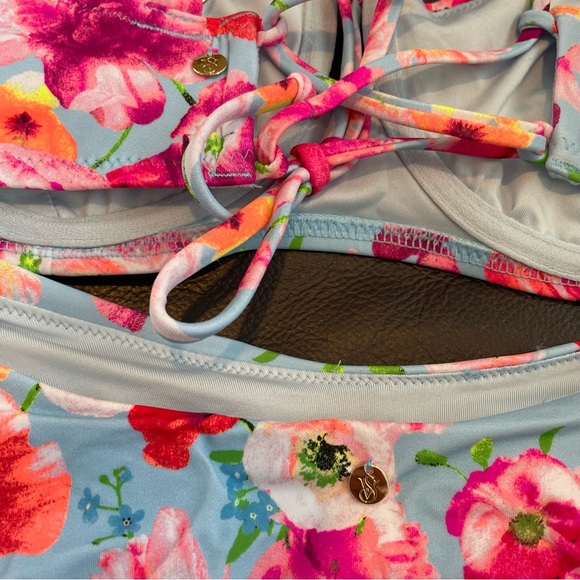 Victoria's Secret Bikini Poppy Floral Size 36D Medium - Picture 5 of 10